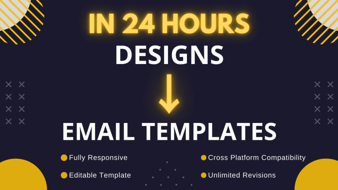 Gig Preview - Convert designs into HTML responsive email template for mailchimp, sendgrid etc