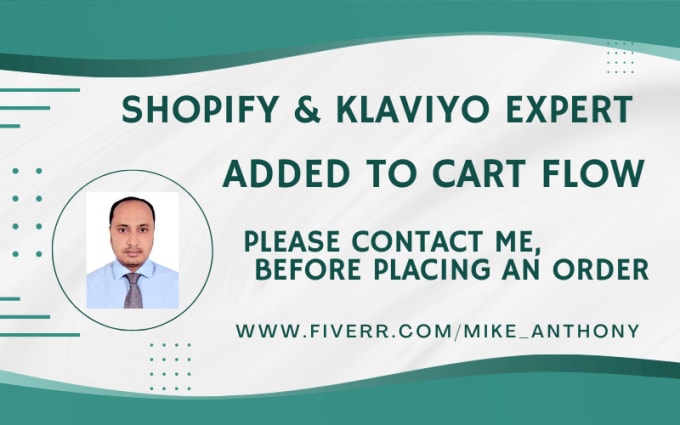 Gig Preview - Set up shopify klaviyo email integration, added to cart abandoned flow