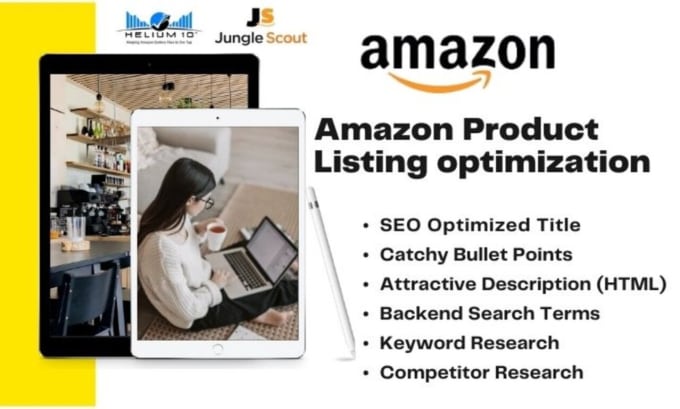 Gig Preview - Do professional amazon product listing and description listing optimization