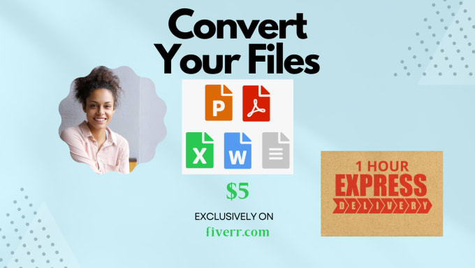 Gig Preview - Convert PDF, word, excel sheet, powerpoint, google docs