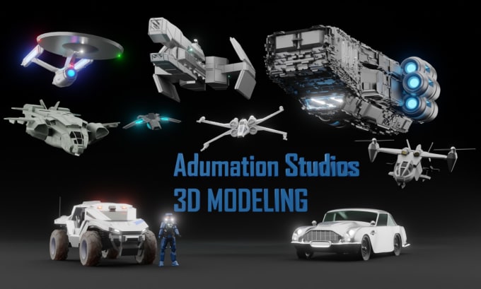 Bestseller - do 3d modeling using blender