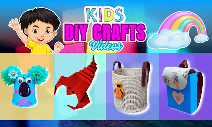 Gig Preview - Make diy arts and crafts, paper and origami crafts videos