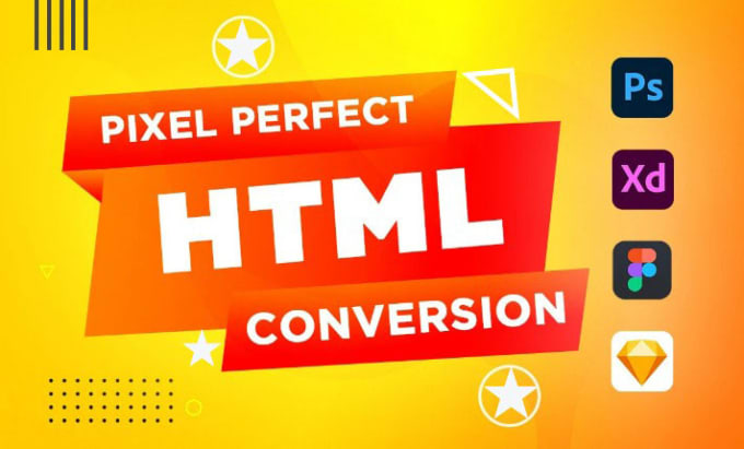 Bestseller - convert figma to html, xd,psd to html css bootstrap tailwind responsive website