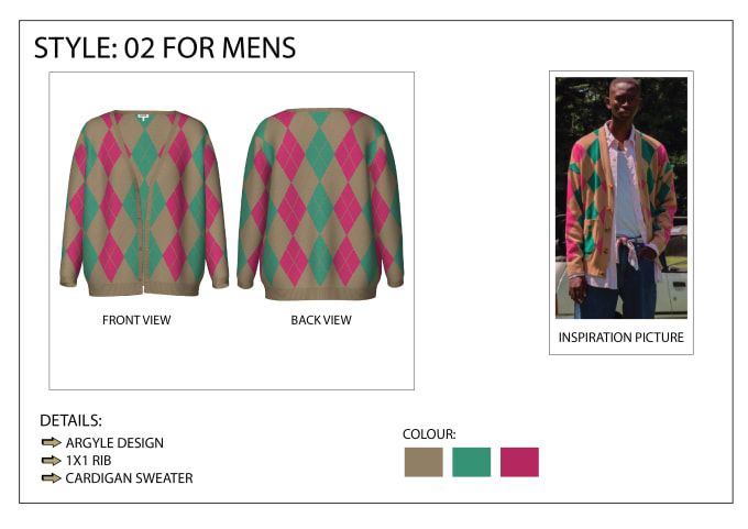 Gig Preview - Do 3d sweater design in sds one apex4