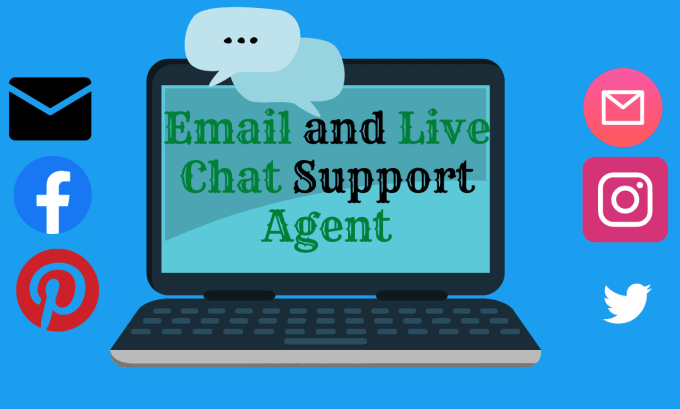 Gig Preview - Be your email and live chat agent