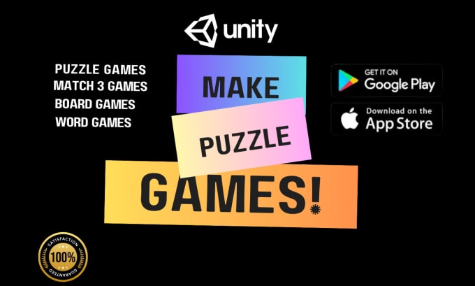 Gig Preview - Design and develop match 3 unity puzzle games