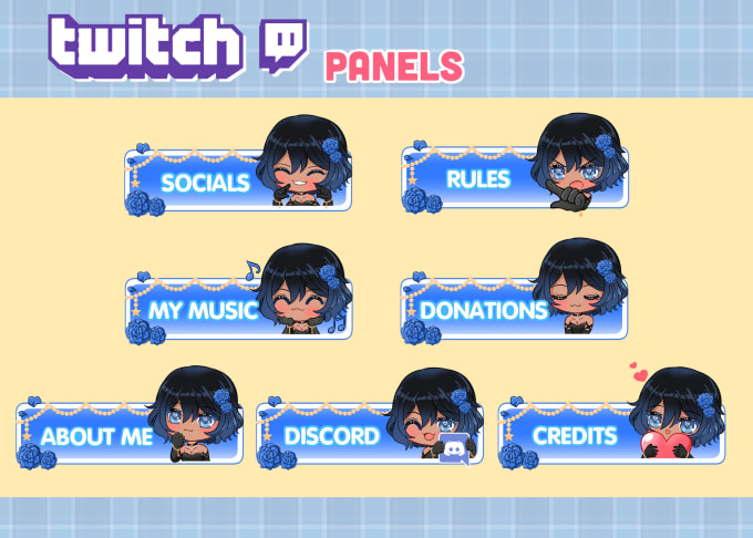 Gig Preview - Create cute panels,  banners, screens for you