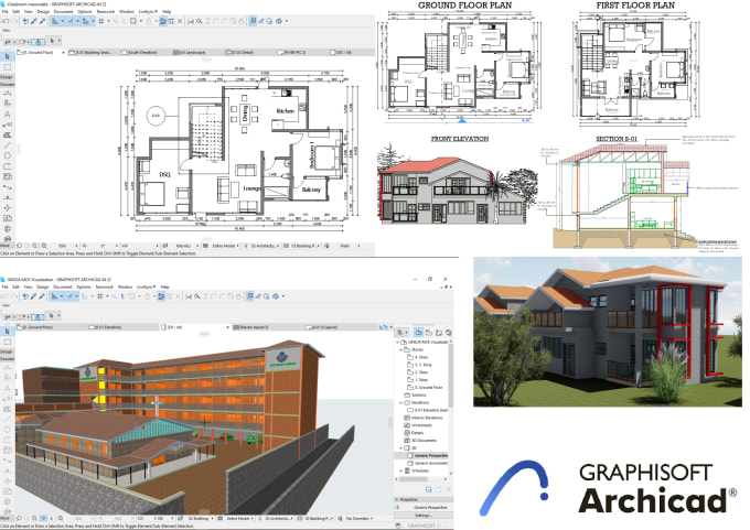 Gig Preview - Offer personalized archicad and lumion lessons from essential to advanced stage