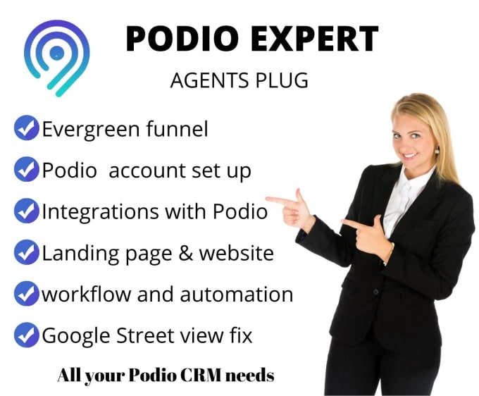 Bestseller - setup podio CRM, funnel system, convert leads using podio globiflow and zapier