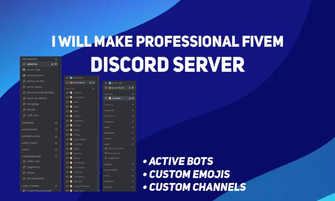 Gig Preview - Create you a fivem discord server