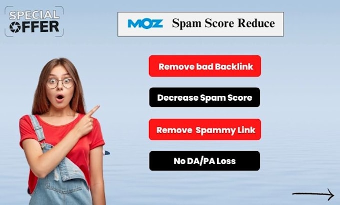 Bestseller - decrease moz spam score and spammy link