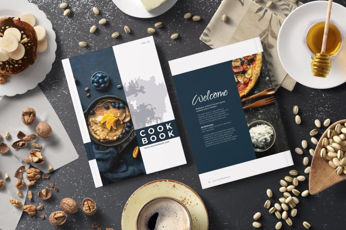 Bestseller - design an unique cookbook,recipe book,food menu,cover design