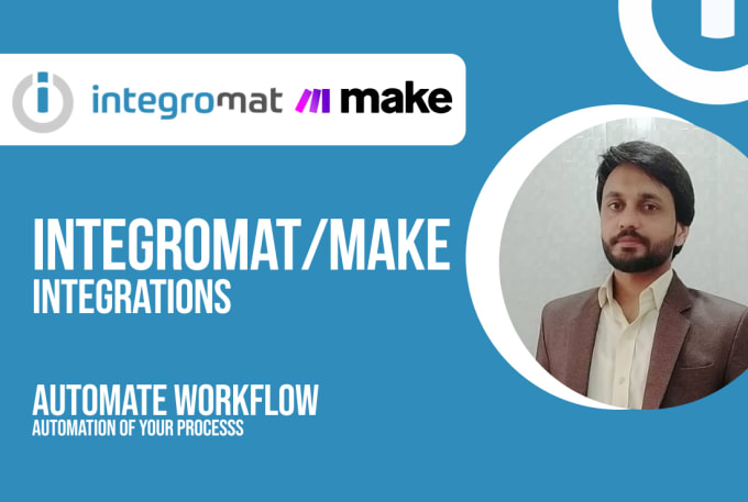 Gig Preview - Automate your workflow using integromat and make integration