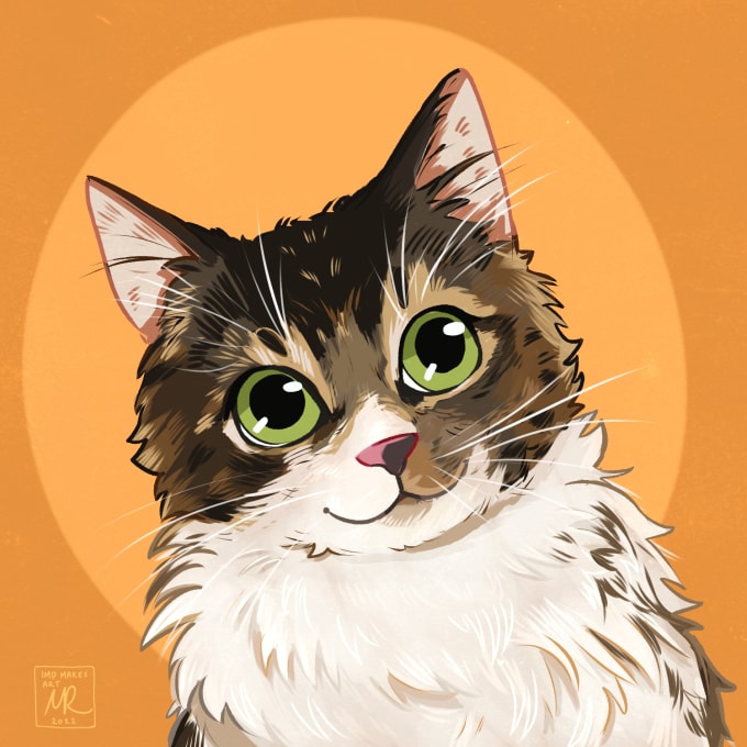 Gig Preview - Draw a portrait of your pet