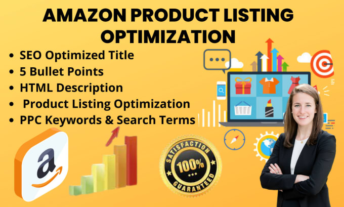 Gig Preview - Do amazon product listing optimization SEO product description