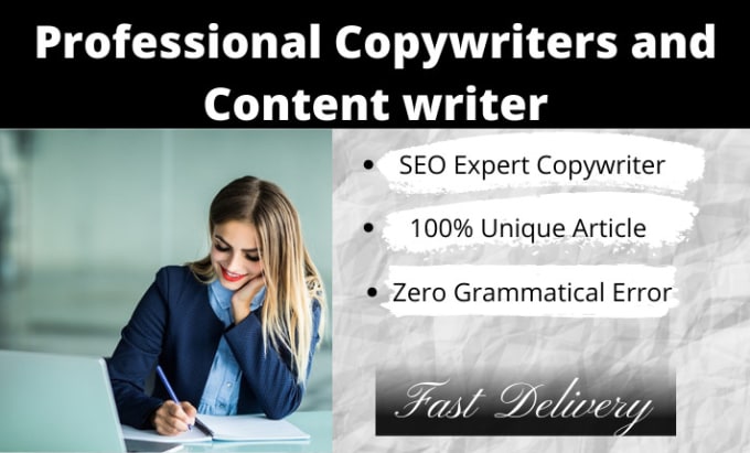 Gig Preview - Be your SEO friendly copywriters and content writers