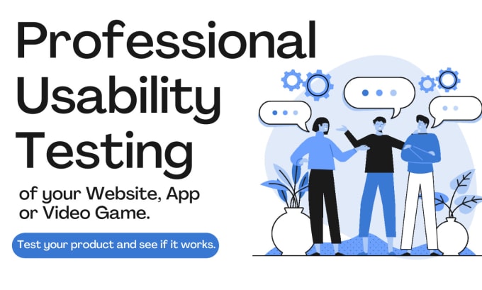 Gig Preview - Provide your pages quality user testing for website, apps and games