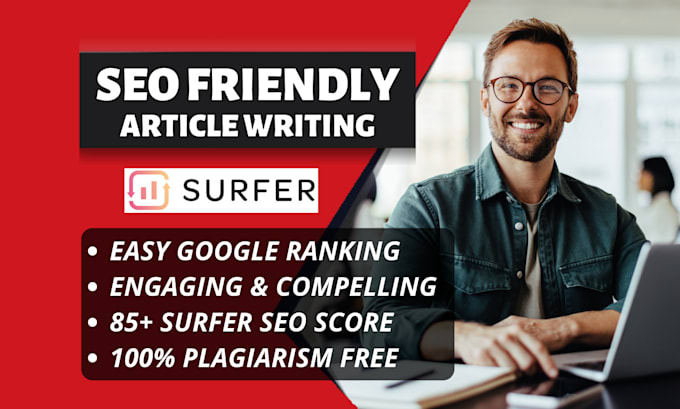 Bestseller - write a surfer SEO friendly article for your blog or website