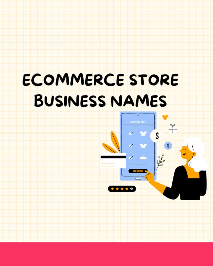 Gig Preview - Brainstorm 10 creative ecommerce store business names in 24h