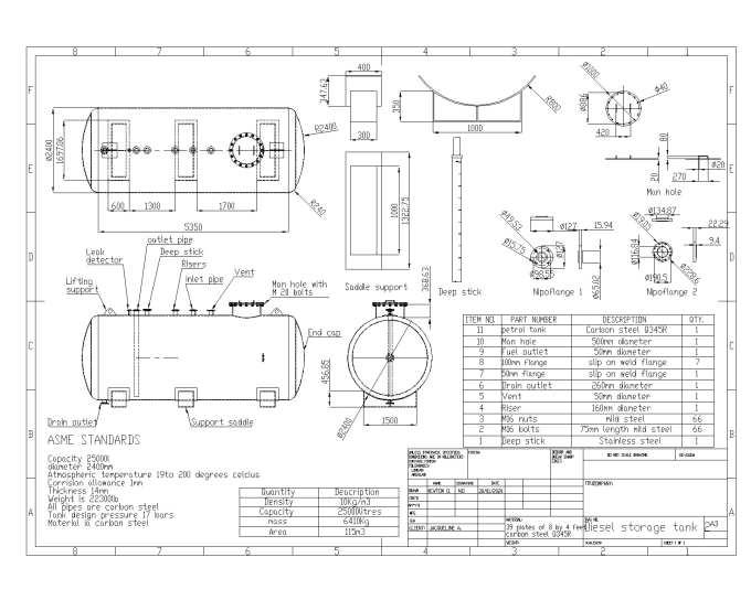 Gig Preview - Draw 2d mechanical drawings using solidworks and autocad