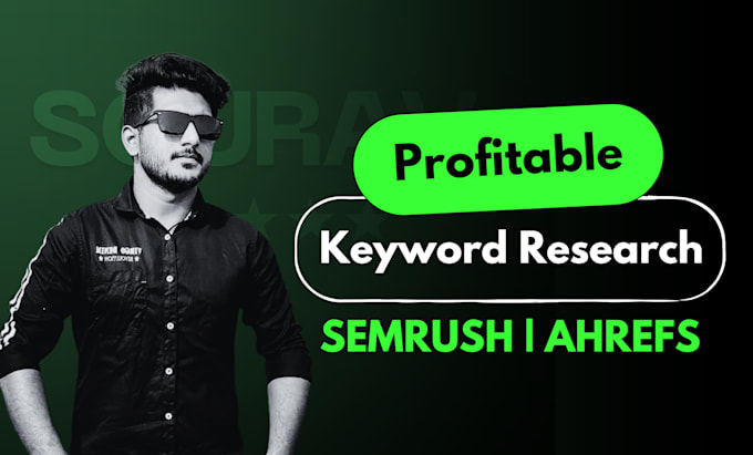 Gig Preview - Research the best SEO profitable keywords for your website