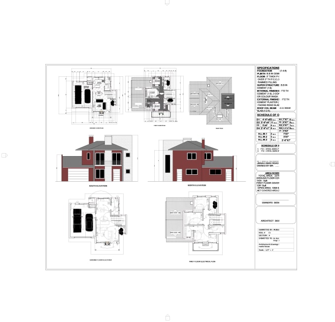 Gig Preview - Draw architectural plan according to your need on good price