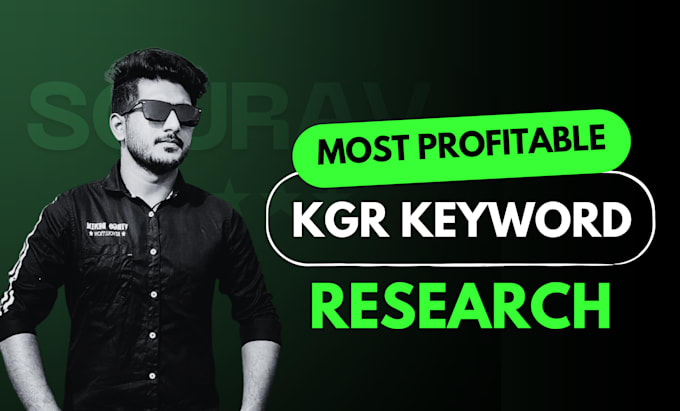 Gig Preview - Do best profitable and easy ranking kgr keyword research