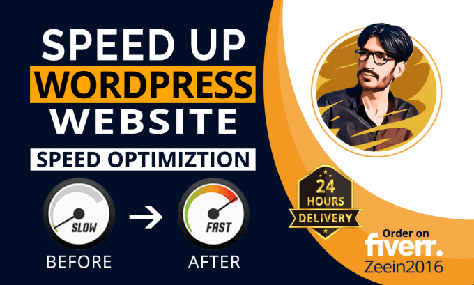 Gig Preview - Speed up your wordpress website, optimization for google pagespeed insights