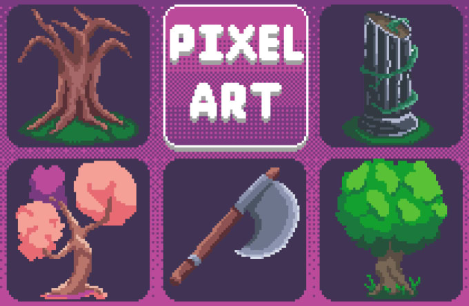 Bestseller - draw pixel art assets textures and maps