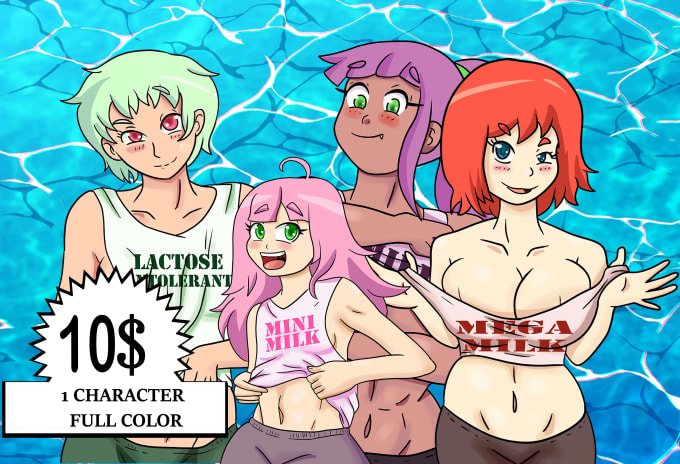 Gig Preview - Draw anime, comic and fan art illustration nsfw