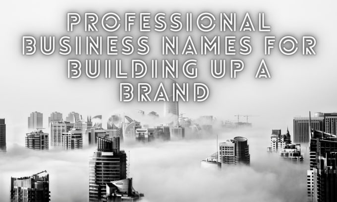 Gig Preview - Create catchy and brainstorming business name to shine your startup