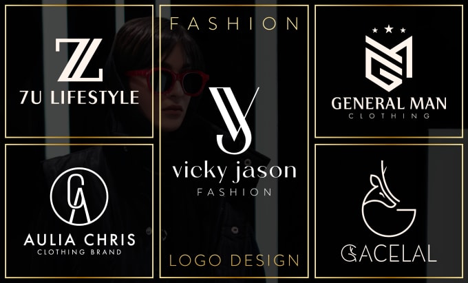 Gig Preview - Design luxury monogram fashion clothing brand logo and streetwear urban creator