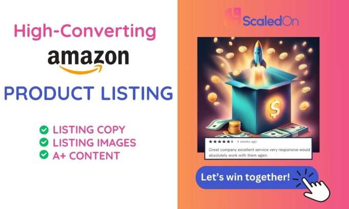 Gig Preview - Our agency will provide professional SEO for your amazon product listing