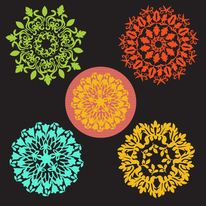 Gig Preview - Create beautiful motifs with any element or vector