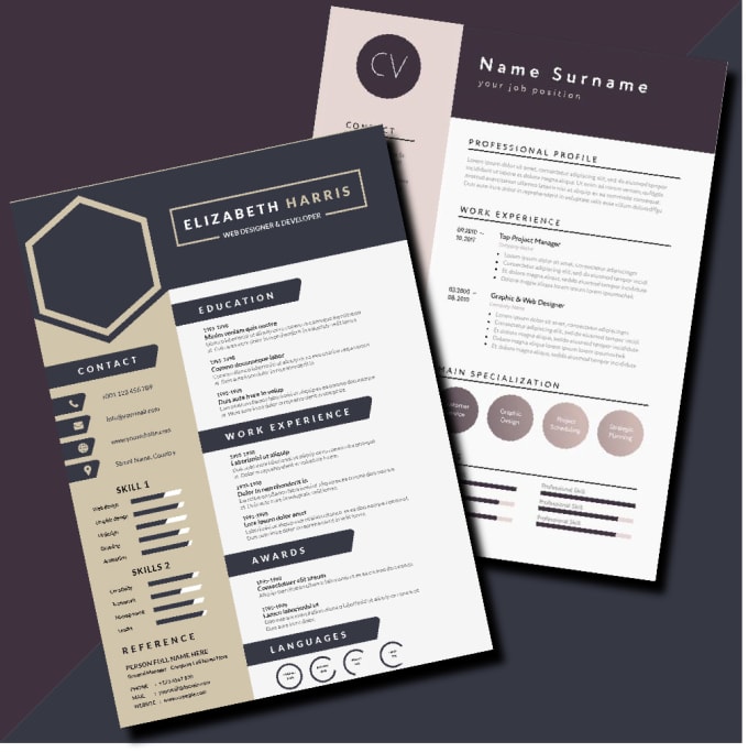 Gig Preview - Design professional resume, cv, and cover letter writing