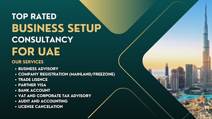 Gig Preview - Do company registration, de registration, audit for uae llc