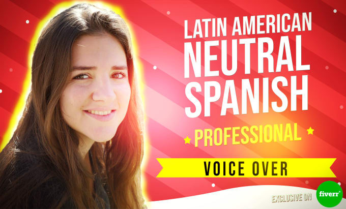 Gig Preview - Voice over in latin american spanish español latino