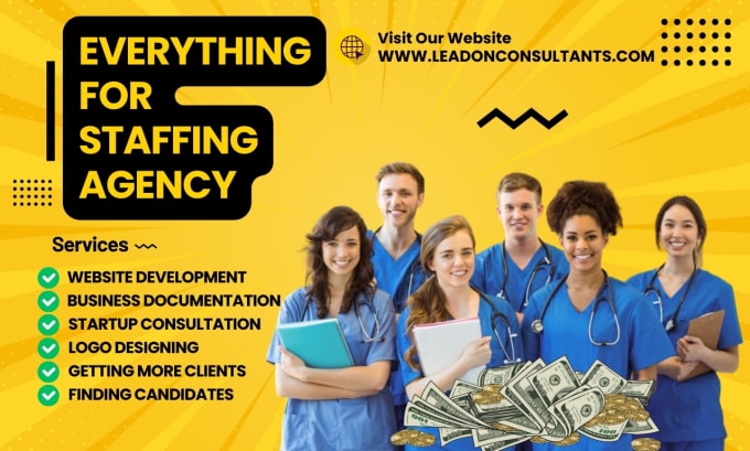 Gig Preview - Be a one stop shop for staffing agency