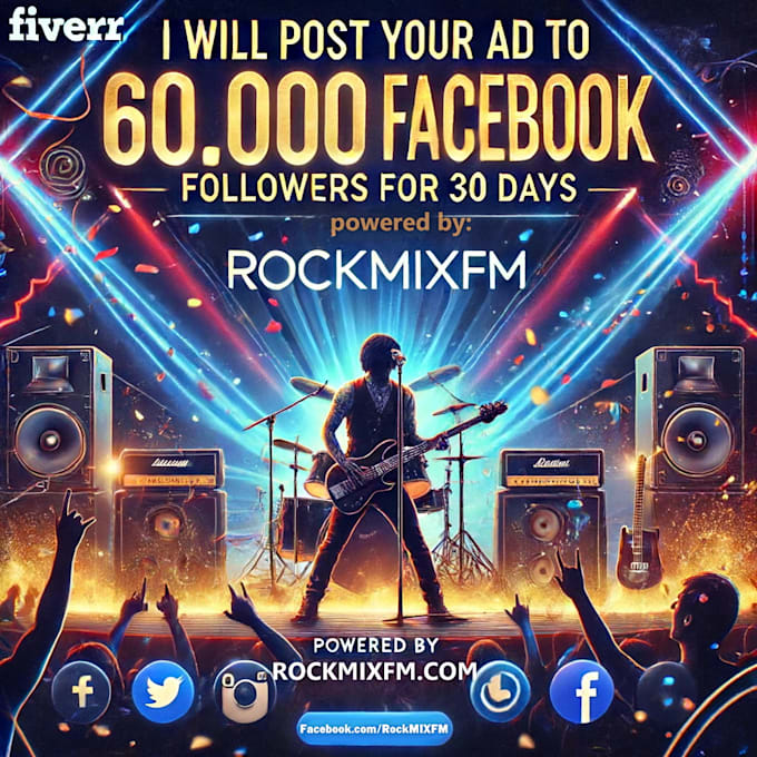 Gig Preview - Post your ad to 60,000 facebook followers for 30 days