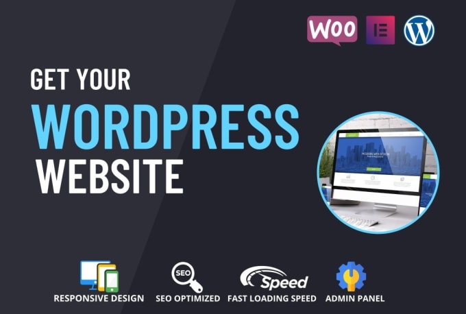 Gig Preview - Design and develop your dream website in wordpress