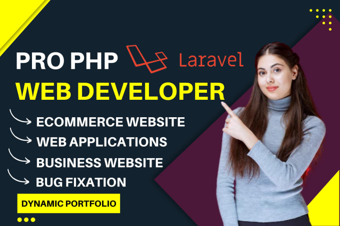 Gig Preview - Develop and design PHP laravel, codeigniter website or web applications