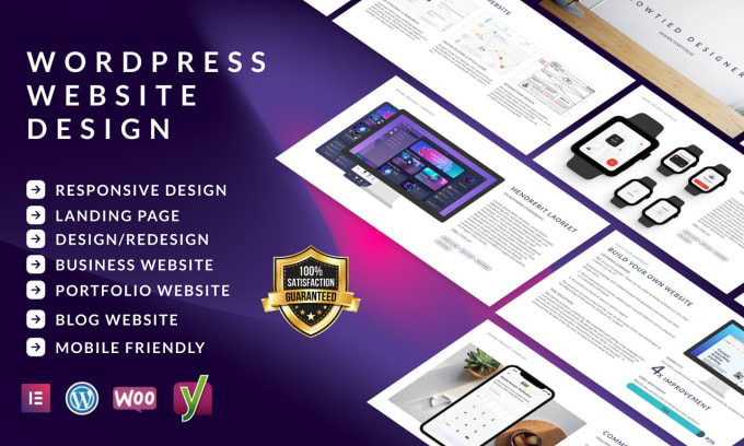 Gig Preview - Build a mobile responsive wordpress website design for your business