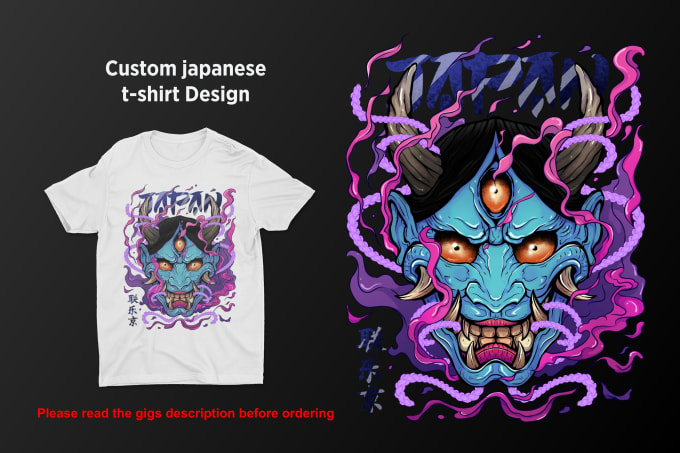 Gig Preview - Create t shirt design with detailed illustration