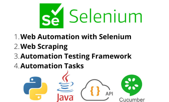 Gig Preview - Web automation tasks and scrape data using python and selenium