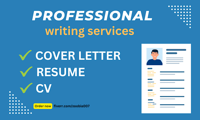 Gig Preview - Write a convincing cover letter, CV, and resume of any kind in 24 hours