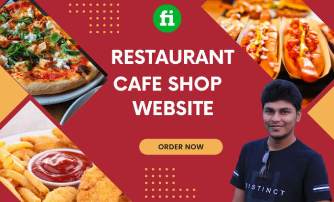 Gig Preview - Create your restaurant website with reservation and ordering