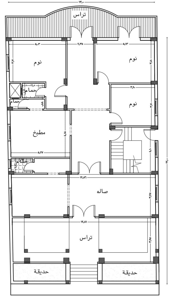 Gig Preview - Make floor plan architectural drawing