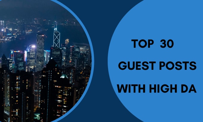 Gig Preview - Provide you with top guest posts sites with high da