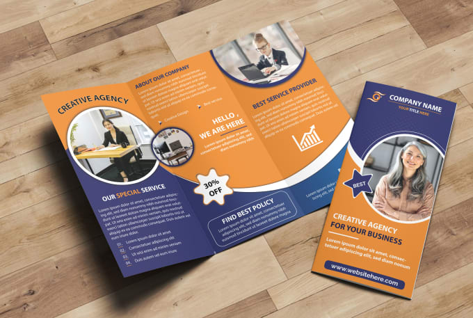 Gig Preview - Design trifold, bifold, brochure, postcard, leaflet, flyer, catalog, rack card