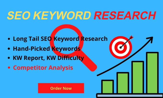 Gig Preview - Advanced long tail SEO keyword research and competitor analysis